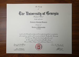 University of Georgia diploma