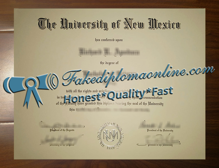 University of New Mexico degree