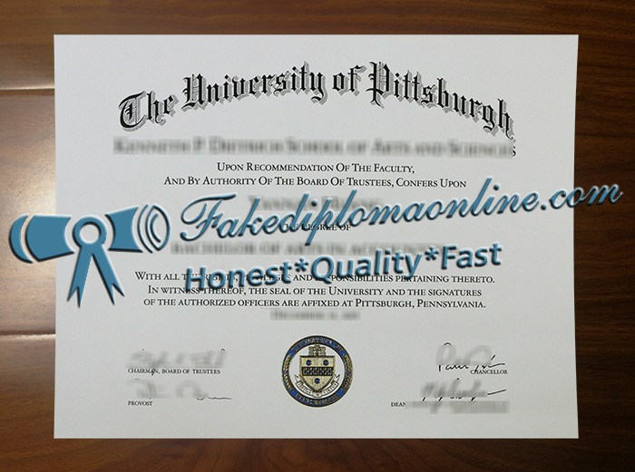 University of Pittsburgh degree