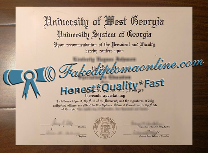 University of West Georgia degree