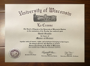 University of Wisconsin–La Crosse diploma