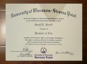 UW–Stevens Point diploma