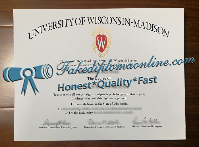 University of Wisconsin-Madison diploma