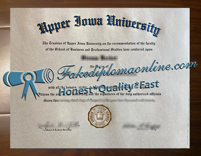 Upper Iowa University degree