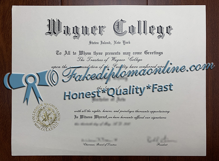 Wagner College diploma