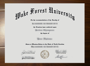 Wake Forest University degree