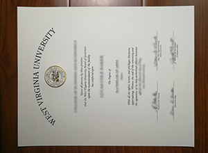 West Virginia University diploma