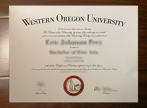 Western Oregon University diploma