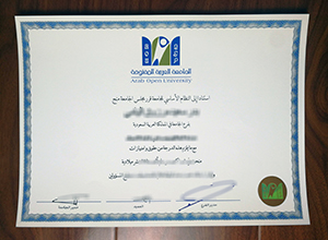 Arab Open University diploma