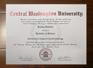 Central Washington University diploma