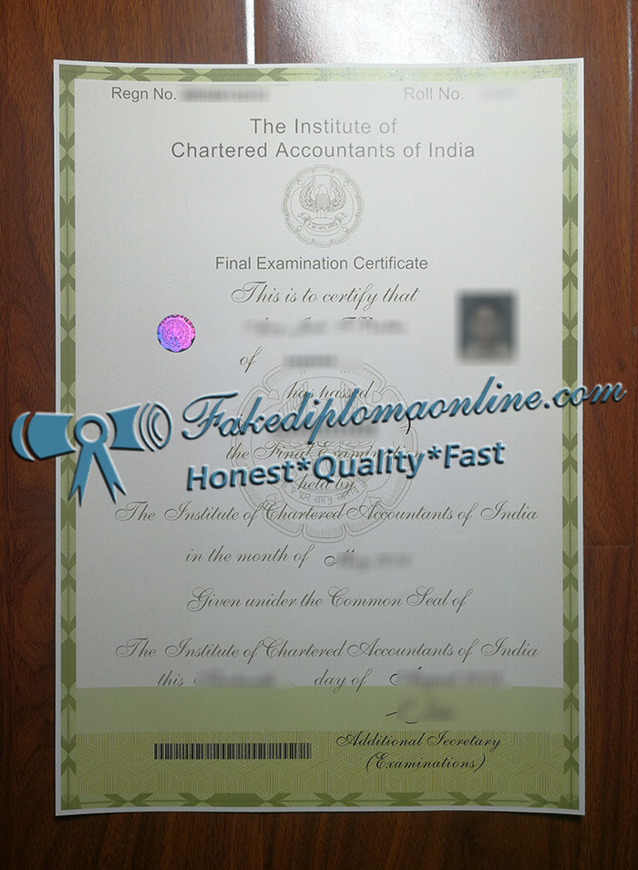 Indian CA certificate