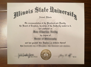 Illinois State University diploma