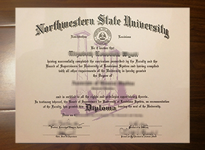 Northwestern State University diploma