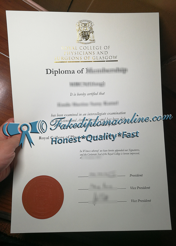 Royal College of Physicians & Surgeons of Glasgow diploma