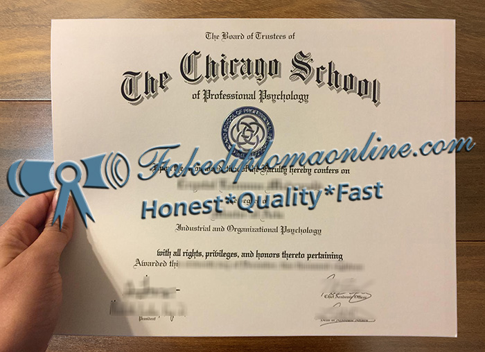 The Chicago School of Professional Psychology diploma