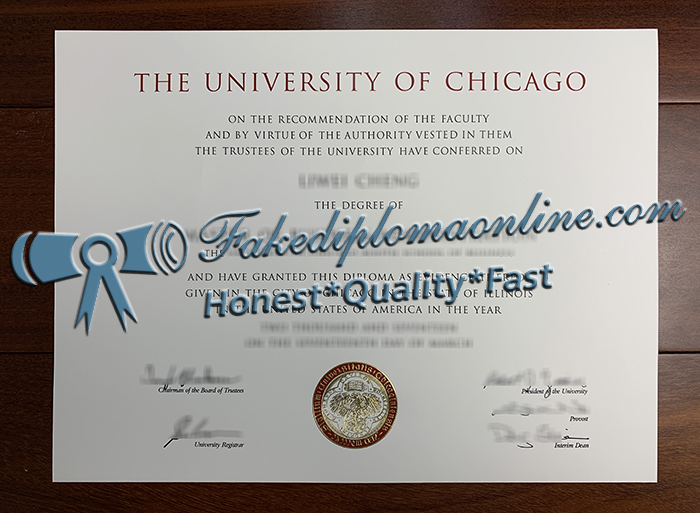 University of Chicago degree