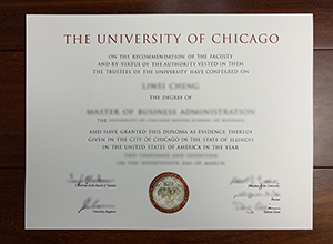 University of Chicago diploma