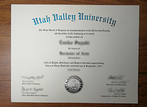 Utah Valley University degree