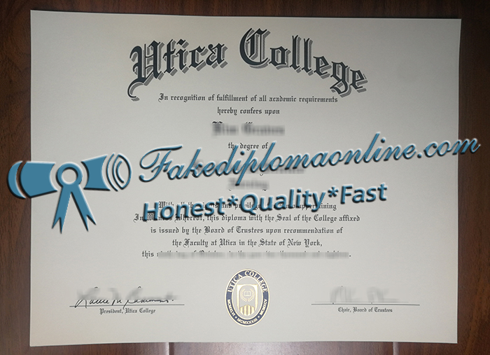 Utica College diploma