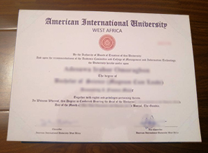 American International University West Africa degree