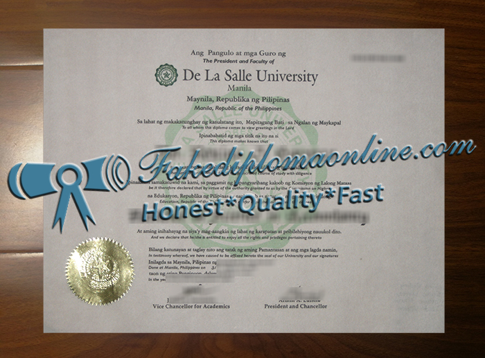 De La Salle University Manila degree