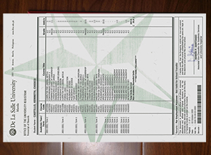 De La Salle University Manila transcript