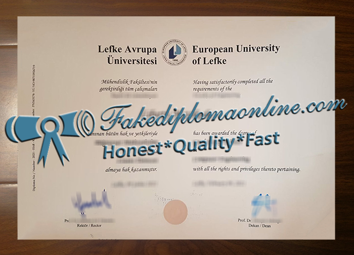 European University of Lefke degree