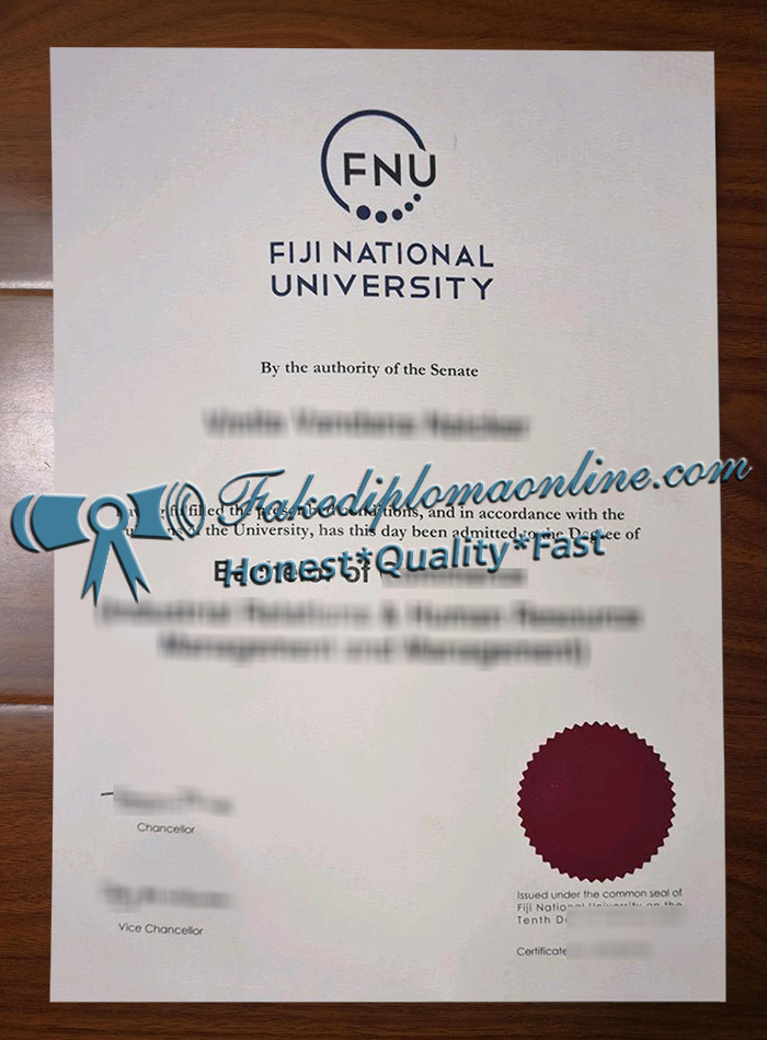 Fiji National University diploma