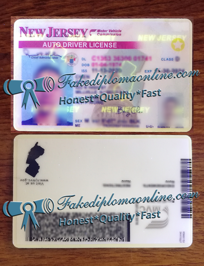 Driver License in New Jersey