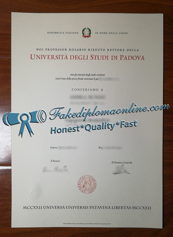 University of Padova degree