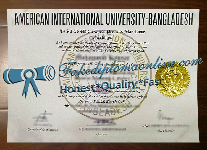 American International University Bangladesh diploma