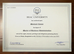 Is it possible to obtain a fake BRAC University degree certificate online?