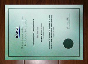 KAIST diploma