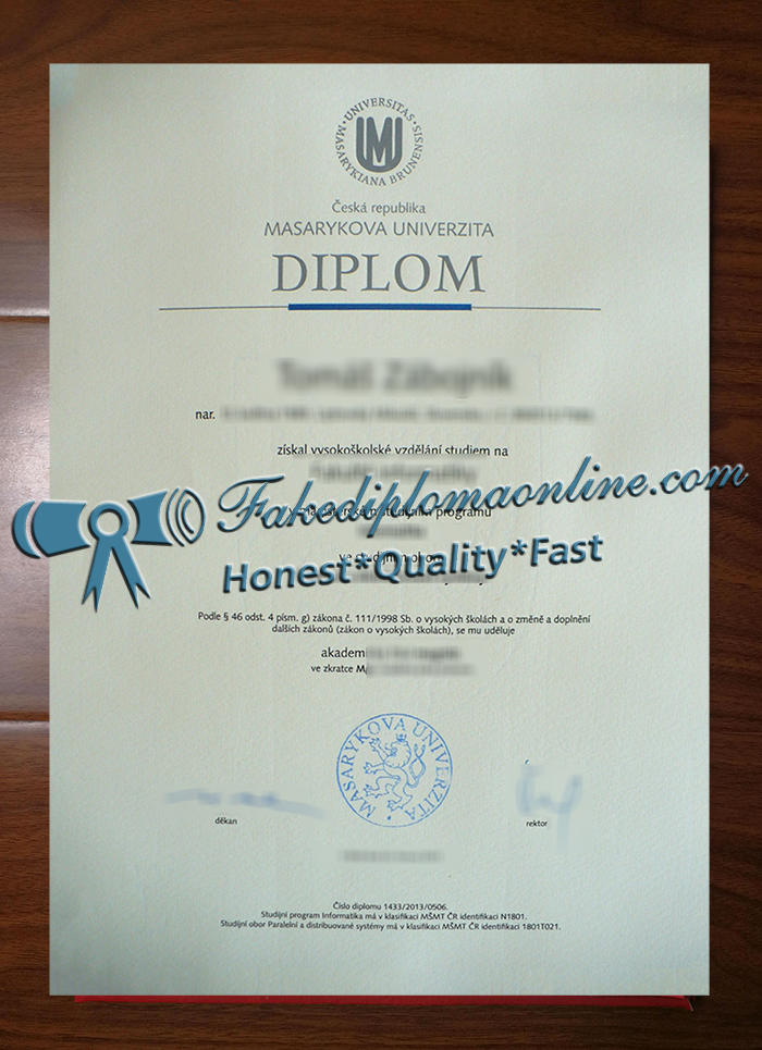 Masarykova univerzita degree