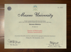 Maseno University diploma