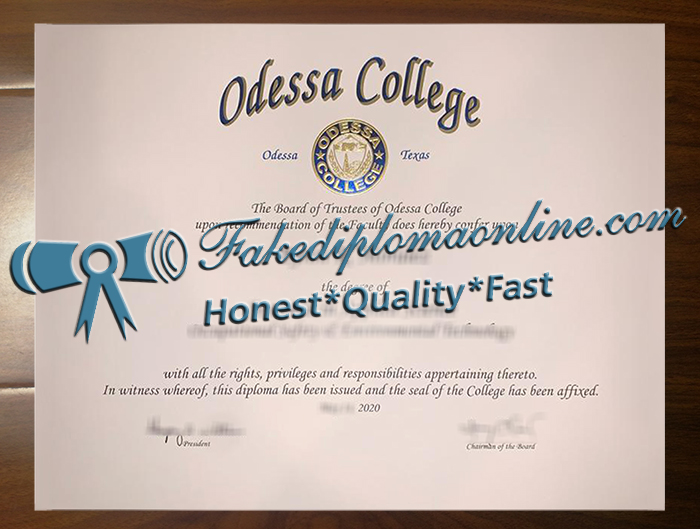  Odessa College diploma