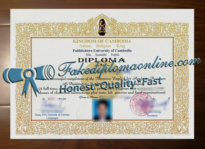 Paññāsāstra University of Cambodia degree