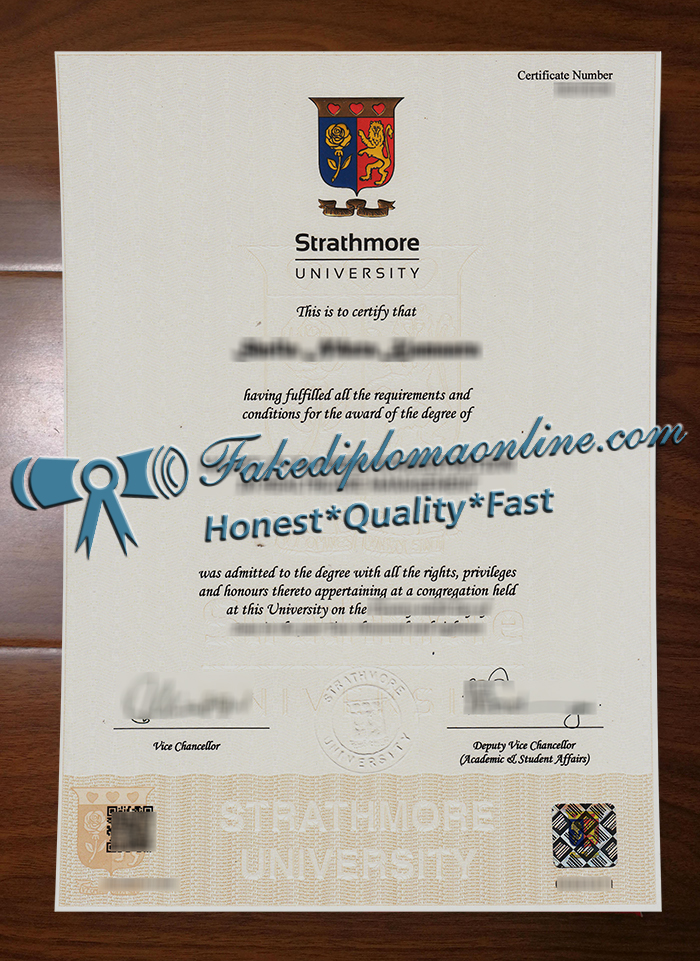 Strathmore University diploma