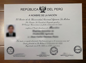 National Agrarian University diploma