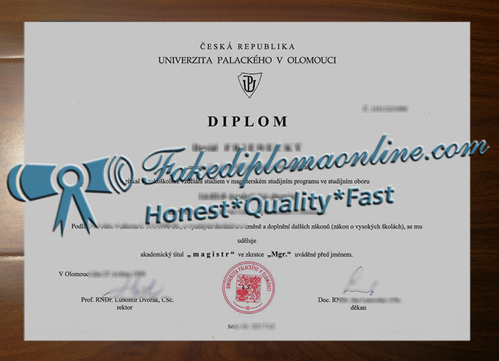 Univerzita Palackého v Olomouci degree