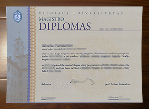 Vilniaus universitetas diploma