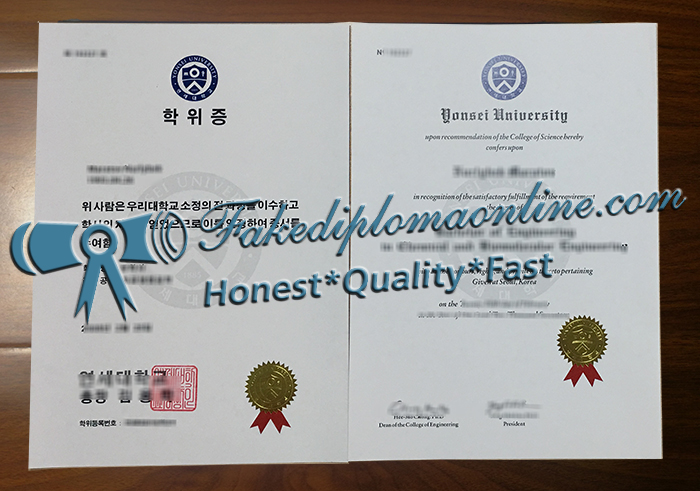 Yonsei University degree