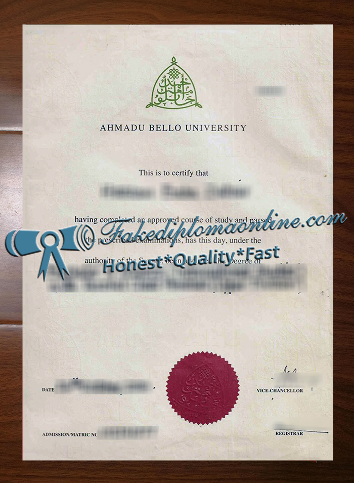 Ahmadu Bello University degree