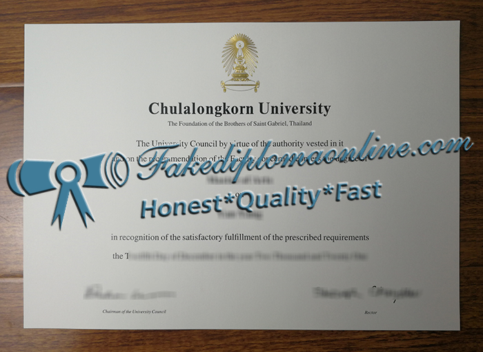 Chulalongkorn University diploma