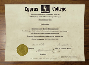 Cyprus College diploma