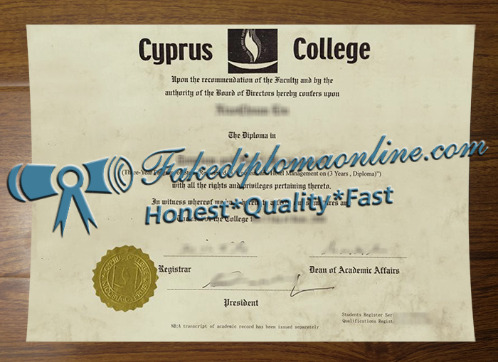 Cyprus College degree