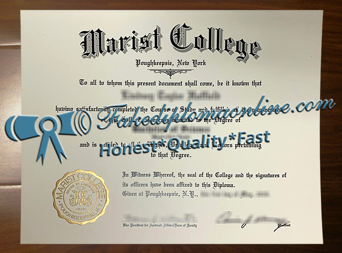 Marist College diploma