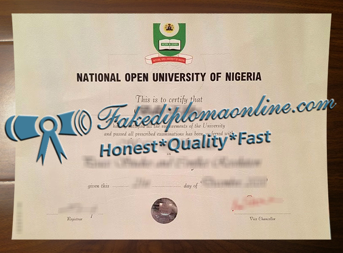 National Open University of Nigeria diploma