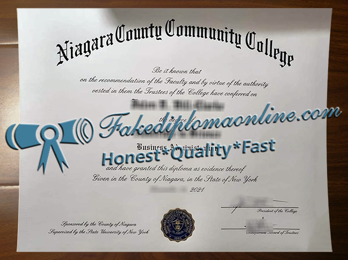 Niagara County Community College diploma