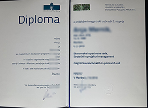 Univerza v Mariboru diploma